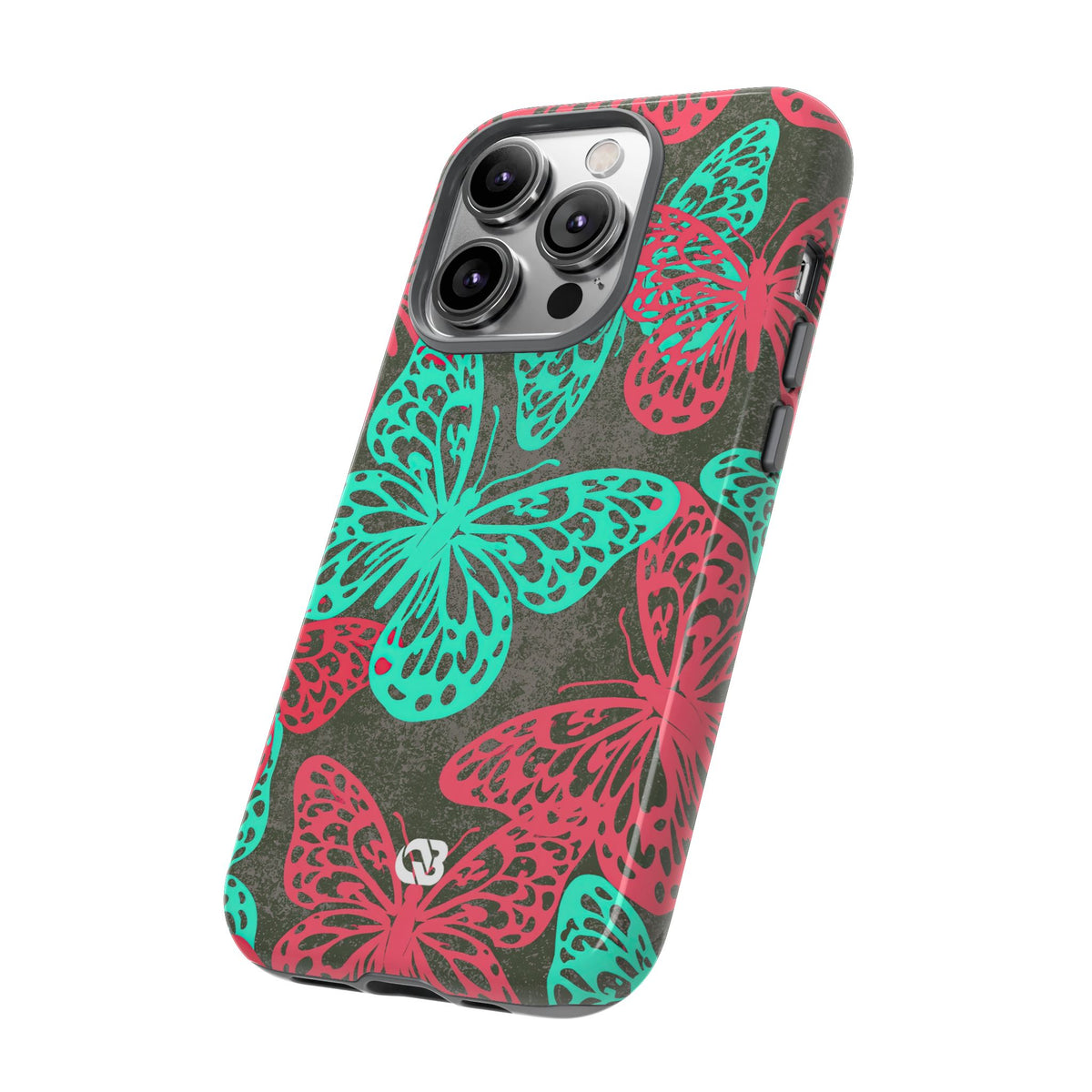 Electric Papillon · Tough Phone Case for iPhone · Pink