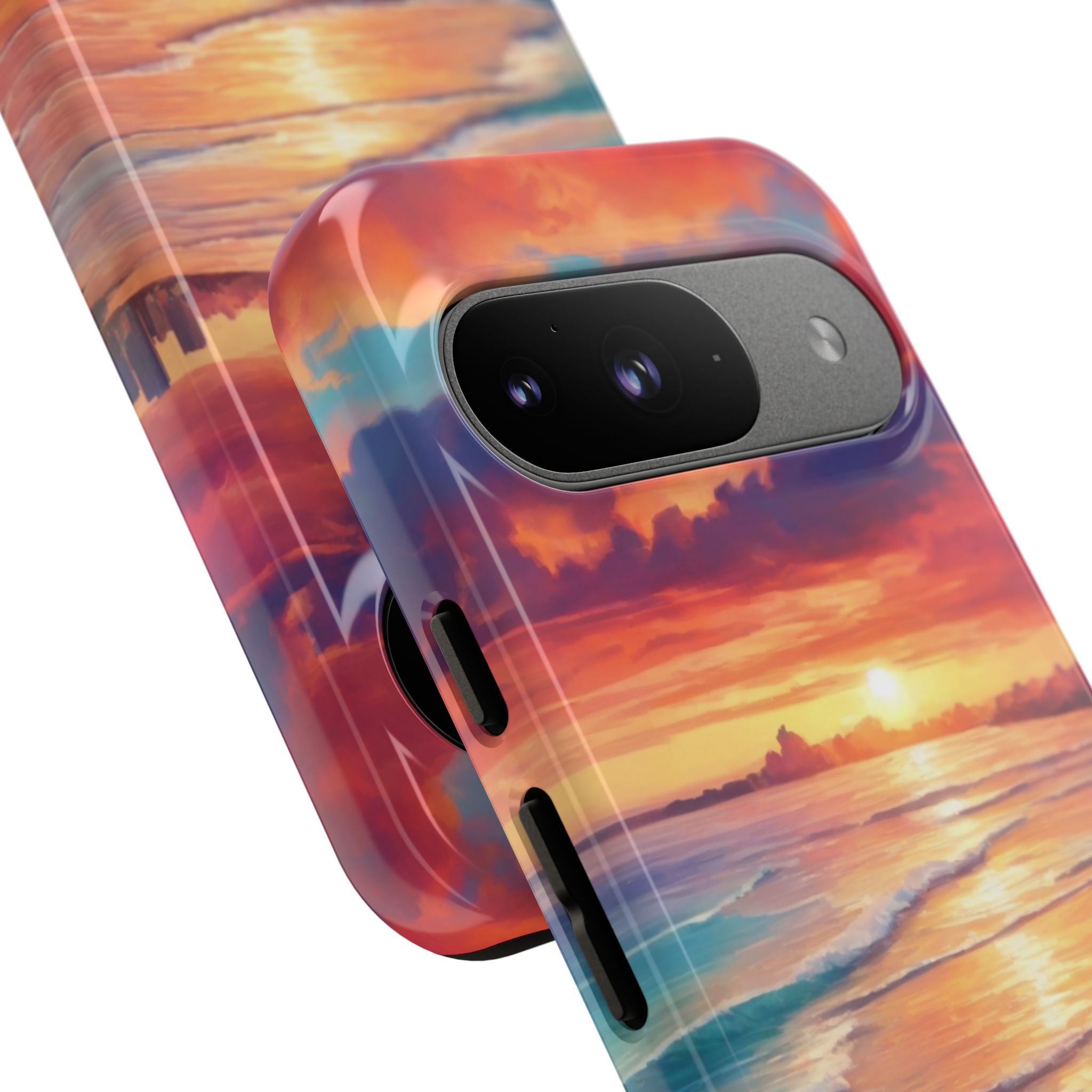 Crimson Shore Horizon · Tough Phone Case for Google Pixel