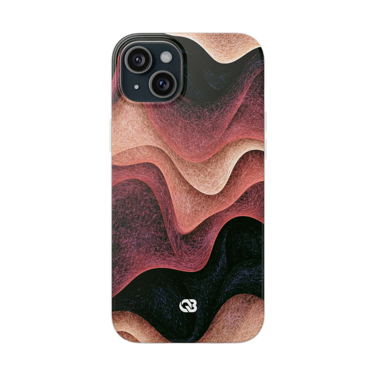 Rose Contour Waves · Lite Phone Case for iPhone ·  Pink