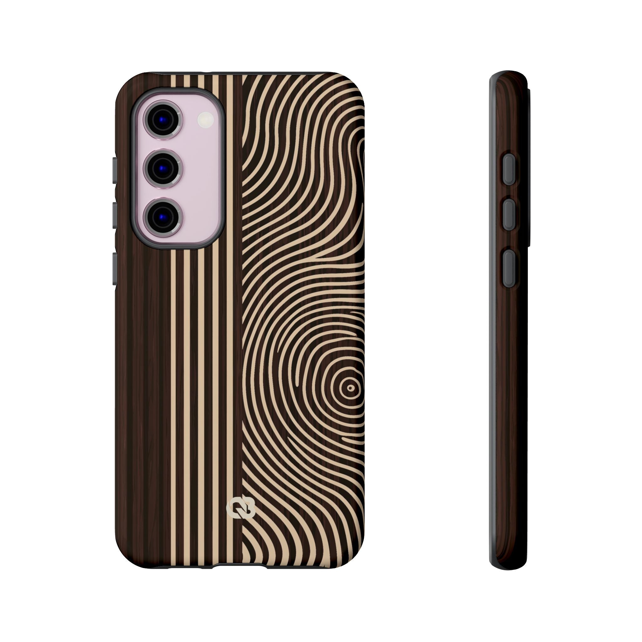 Brown Tough Phone Case for Samsung - Espresso Sand Ridge