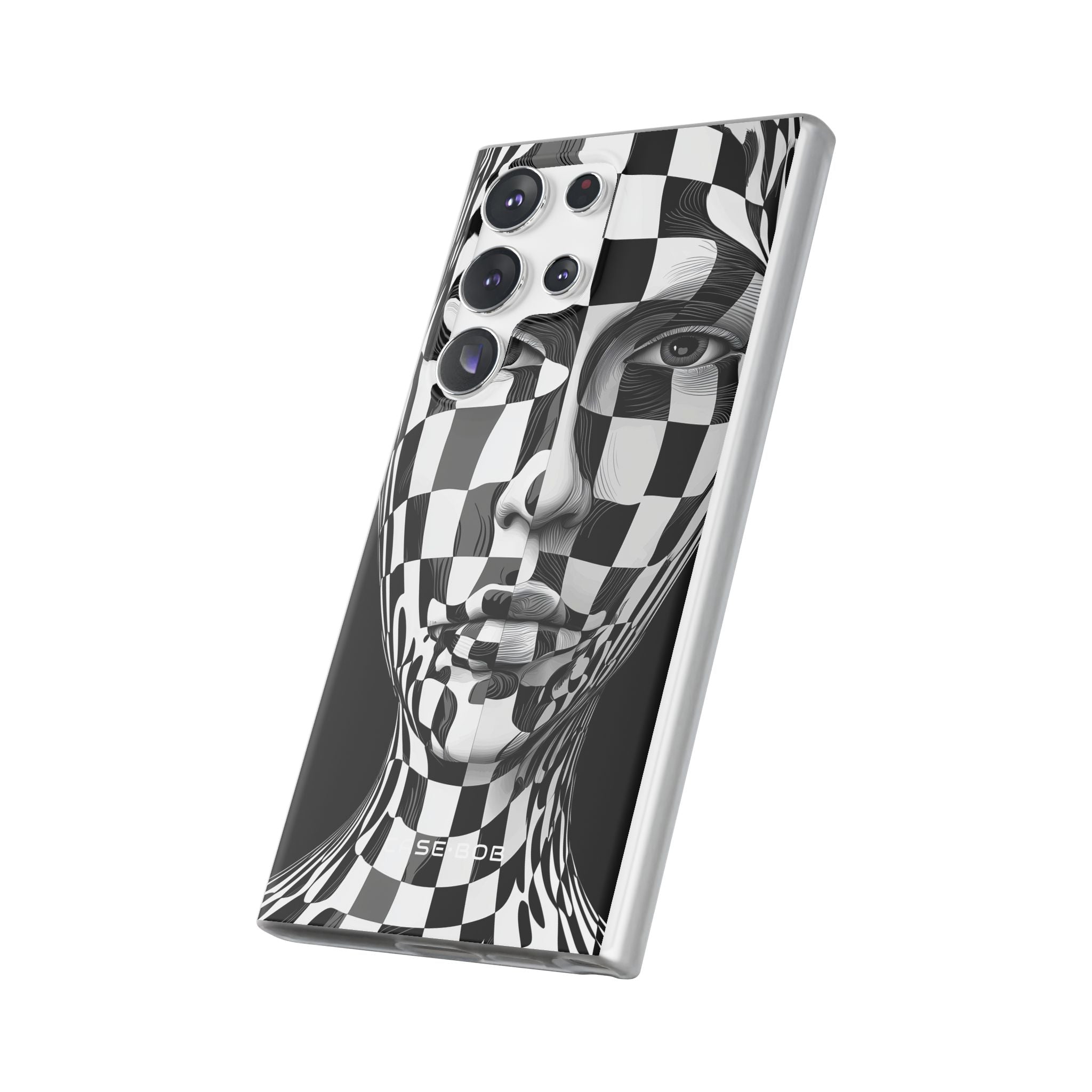 Checkered Face Samsung S23 Ultra Case - Soft