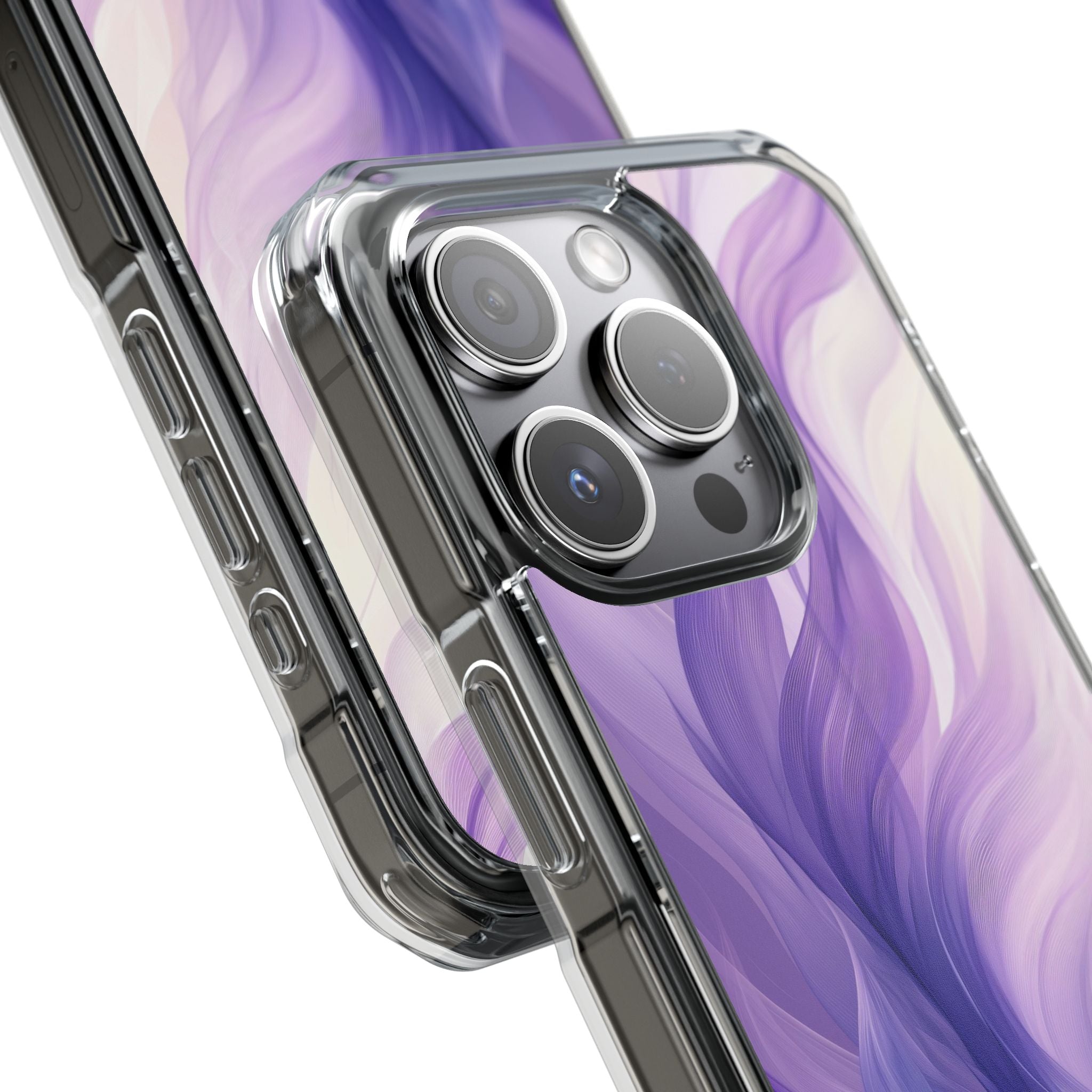 Amethyst Silk Waves · Impact Phone Case for iPhone · Magsafe