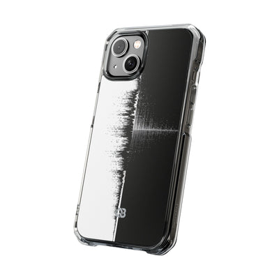 Black Impact MagSafe Phone Case for iPhone - Static Signal Split