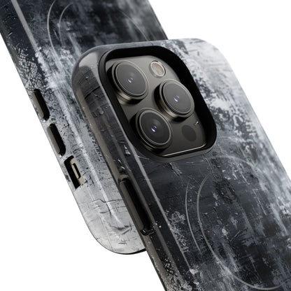 Texturiertes Blackscape iPhone 14 Pro Case - Tough+