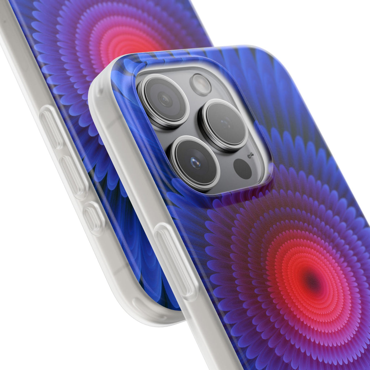 Radial Spectrum Bloom · Lite Phone Case for iPhone ·  Blue
