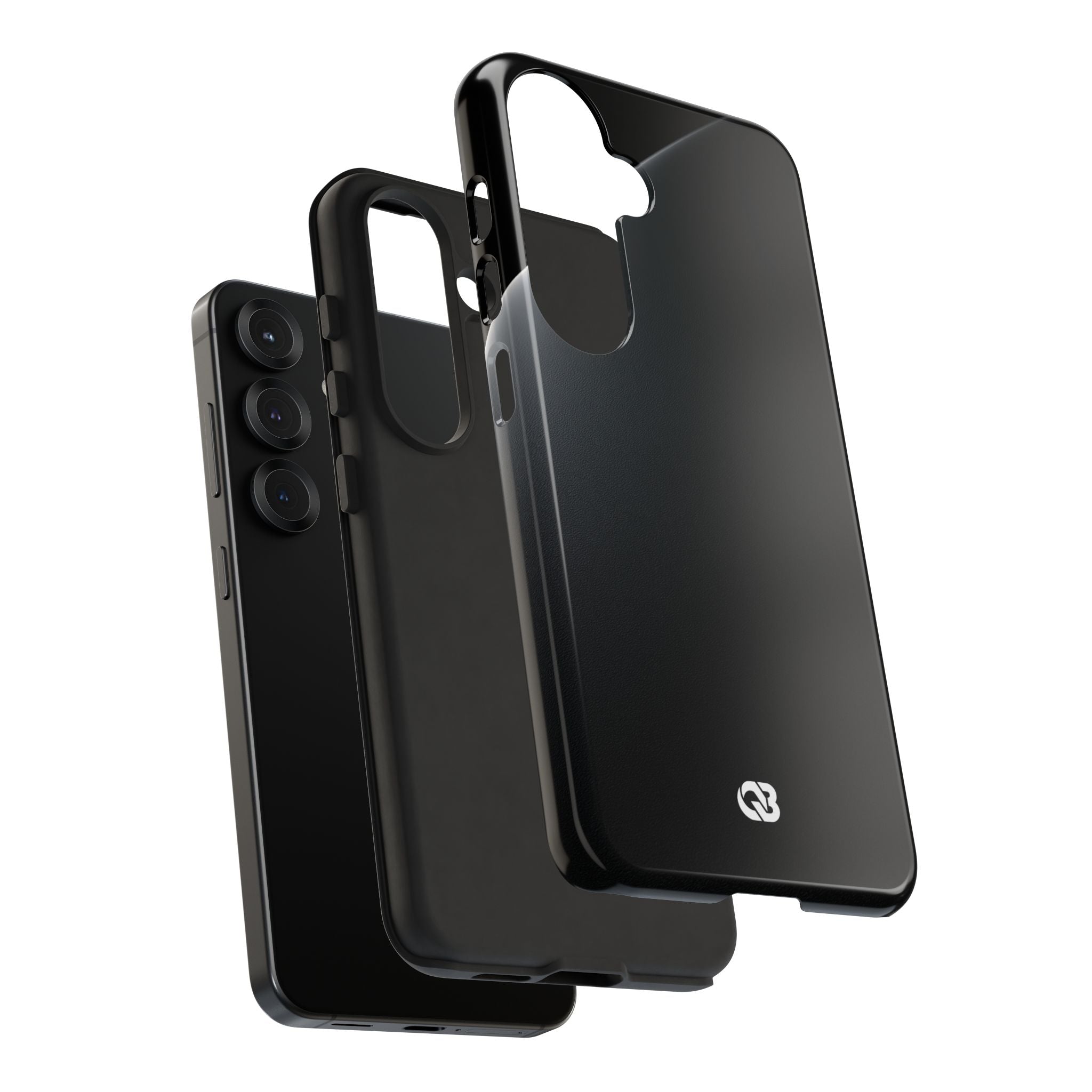 Black Tough Phone Case for Samsung - Obsidian Lunar Arch
