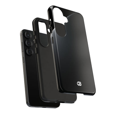Black Tough Phone Case for Samsung - Obsidian Lunar Arch