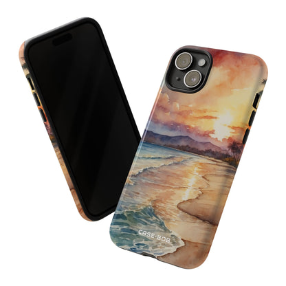 Sunset Reflection iPhone 15 Plus Case - Tough