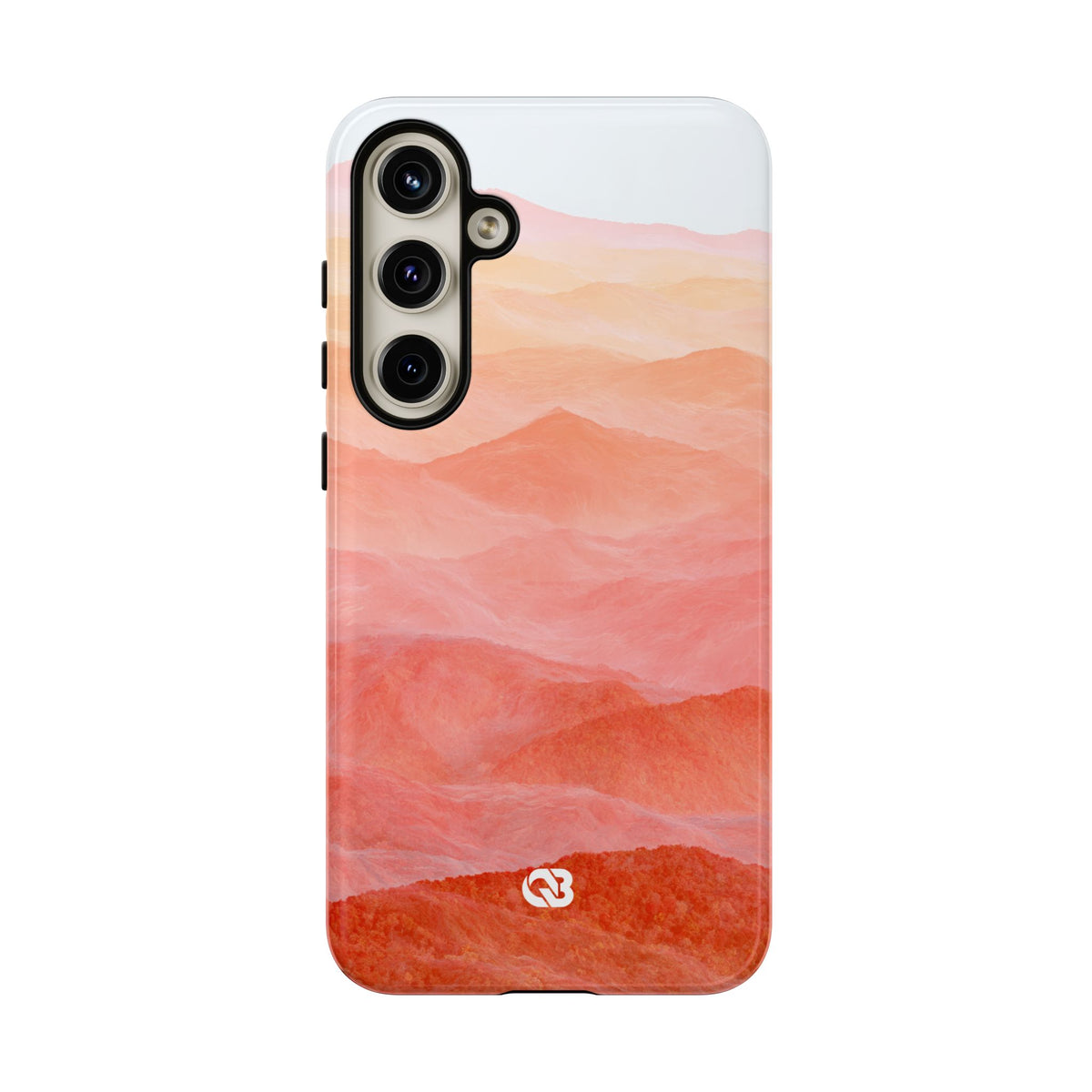 Alpenglow Ridge Vista · Tough Phone Case for Samsung · Orange