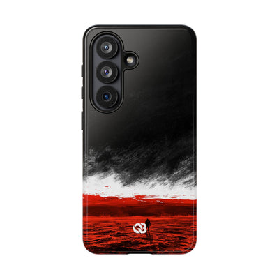 Crimson Horizon · Tough Phone Case for Samsung · Black