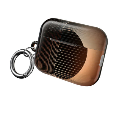 Amber Meridian · Hard Case for AirPods & AirPods Pro · Black