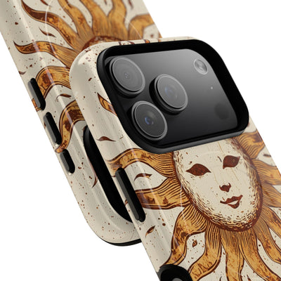 Rustic Solar Mask · Tough+ Phone Case for iPhone · Magsafe