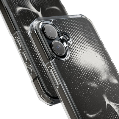 Raster Phantom · Clear Impact Magnetic Phone Case for iPhone ·  Black