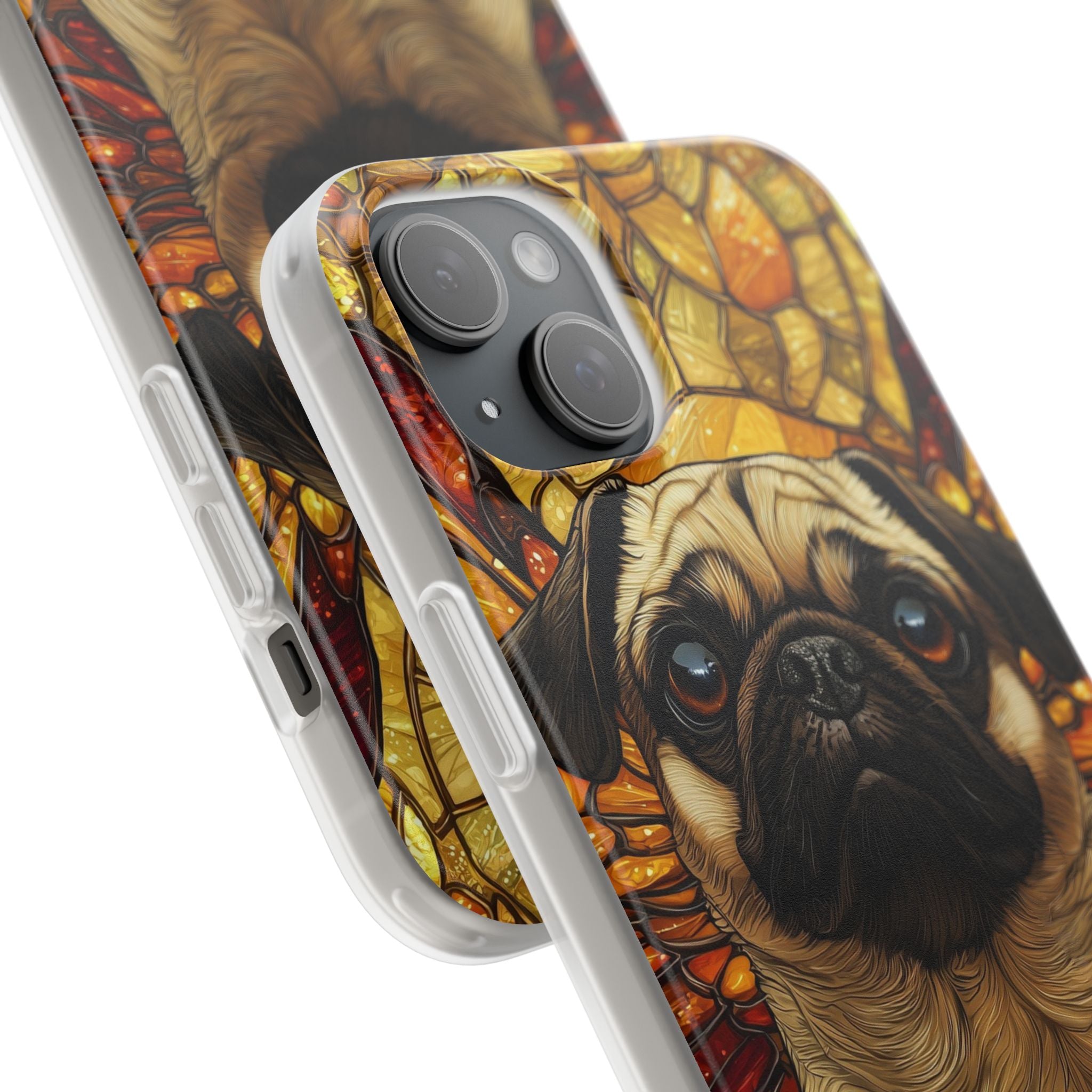 Amber Pug Divinity · Soft Case for iPhone