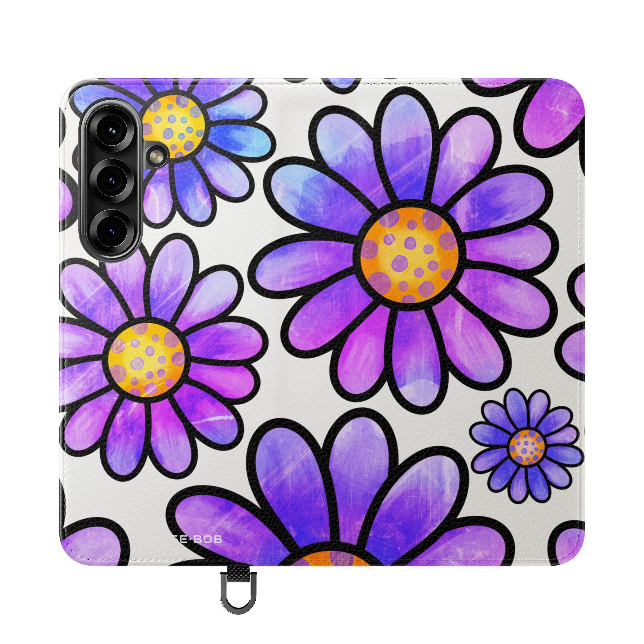Polka Dot Blossoms - Samsung S25 Case - Wallet