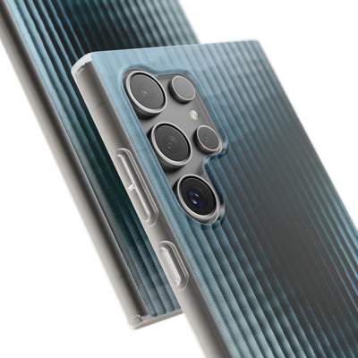 Blue Lite Phone Case for Samsung - Glacial Reeded Glass