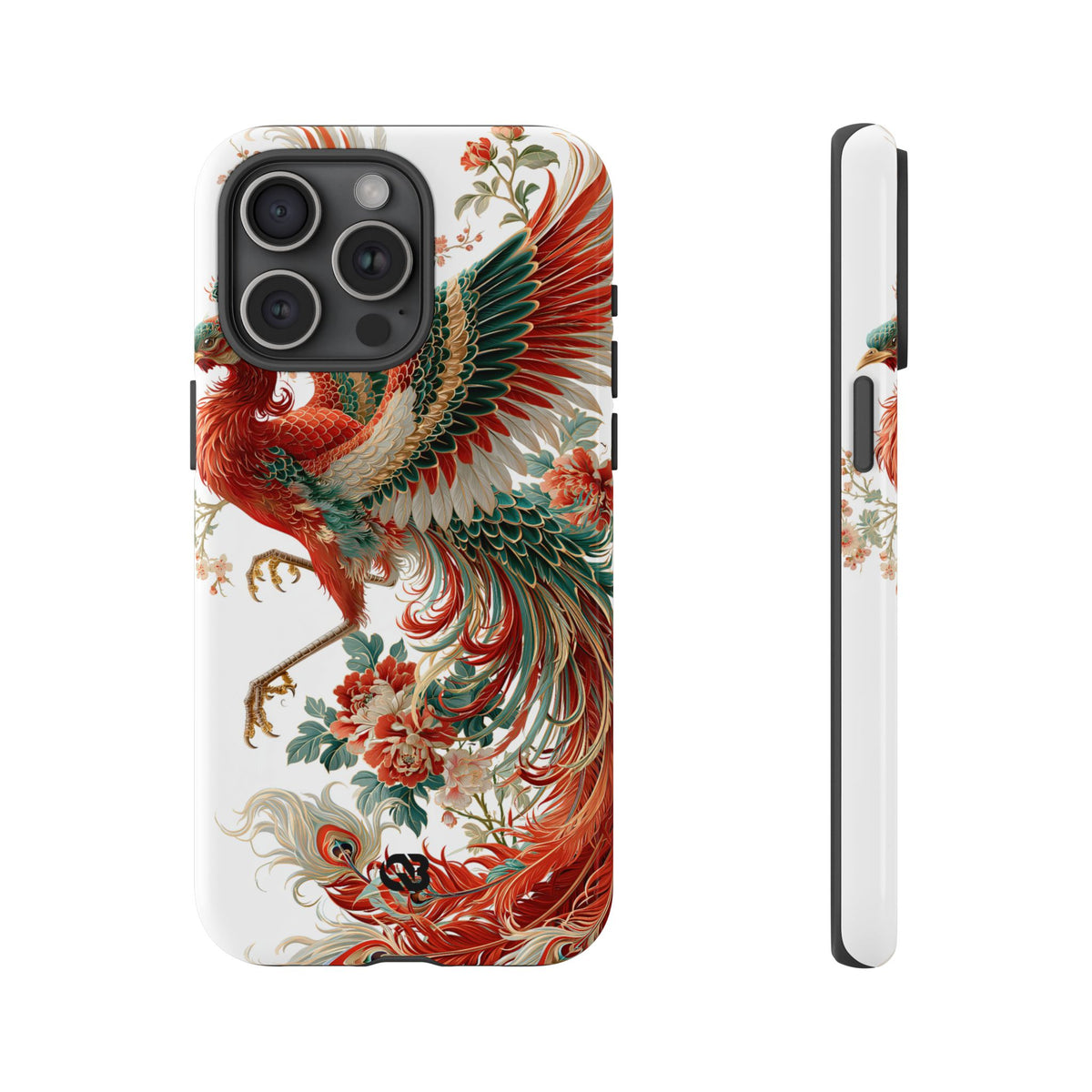 Vermilion Imperial Phoenix · Tough Phone Case for iPhone · Red