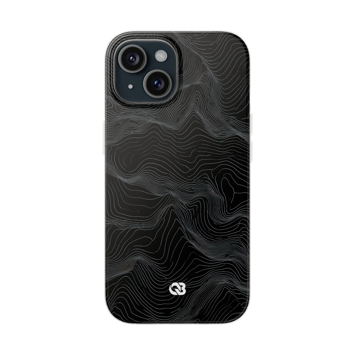 Obsidian Contour Elevation · Lite Phone Case for iPhone ·  Black