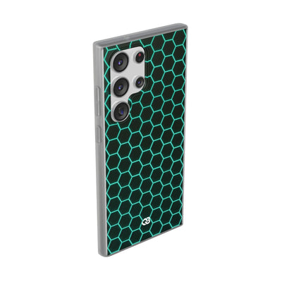 Neon Hex Spectrum · Lite Phone Case for Samsung · Teal