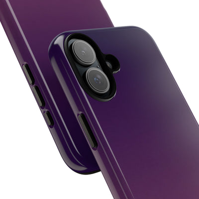 Purple Tough Phone Case for iPhone - Nocturnal Plum Fade