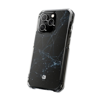 Black Impact MagSafe Phone Case for iPhone - Arctic Neural Mesh