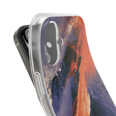 Solar Aura Drift · Lite Phone Case for iPhone ·  Orange