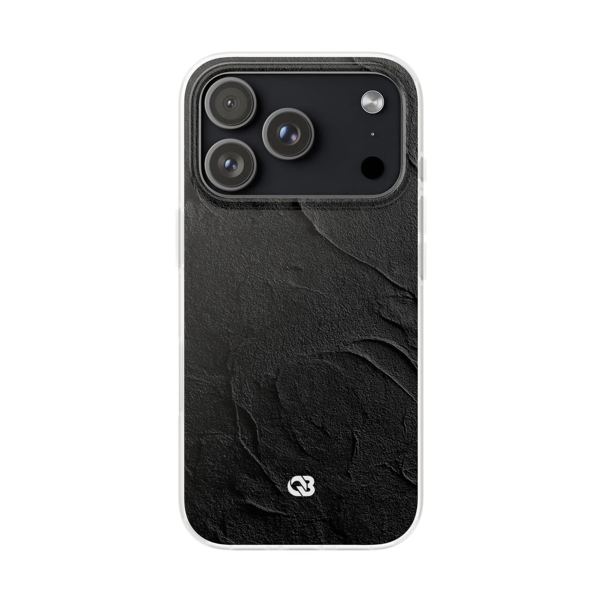Obsidian Stucco Relief · Lite Phone Case for iPhone ·  Black