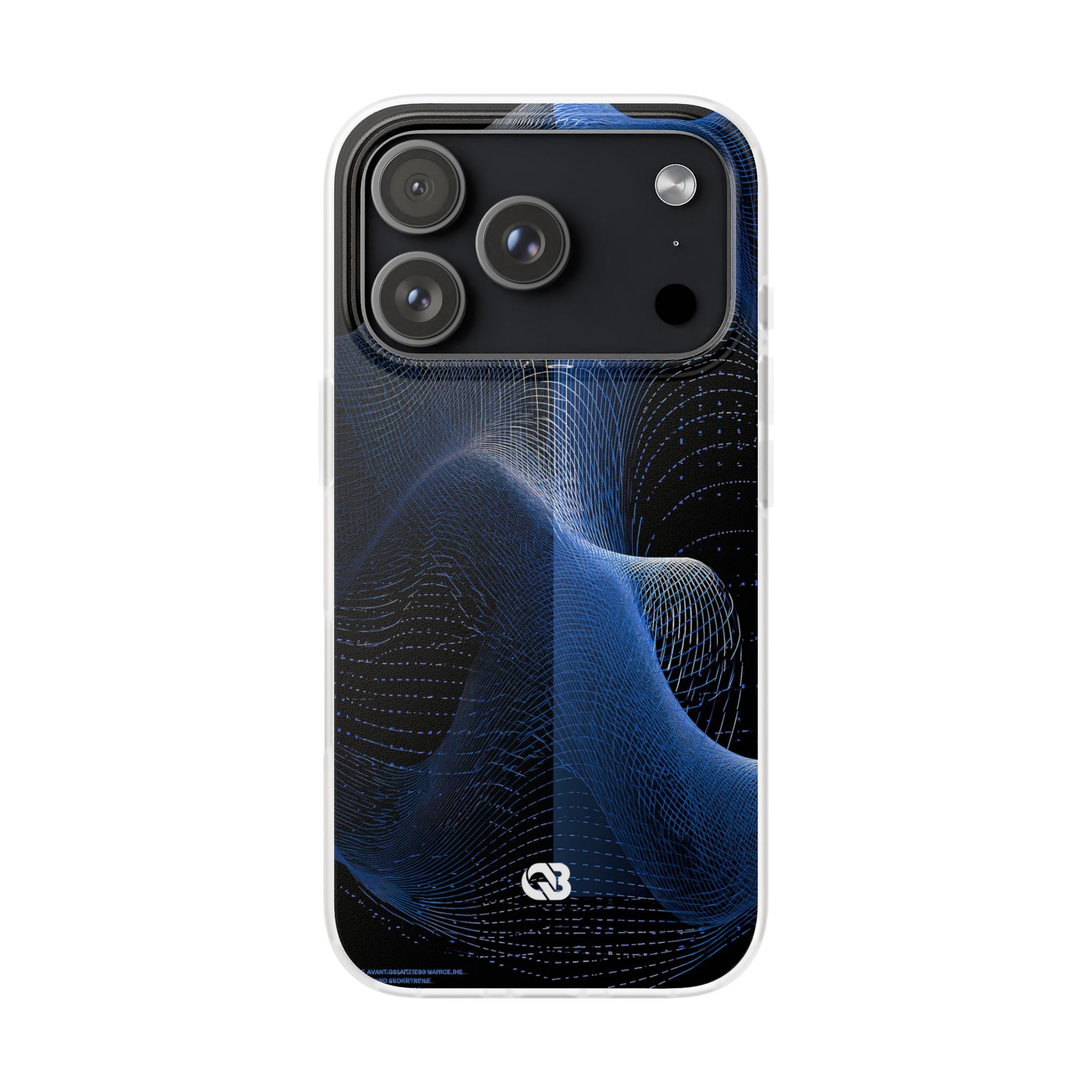 Blue Lite Phone Case for iPhone - Electric Blue Flux