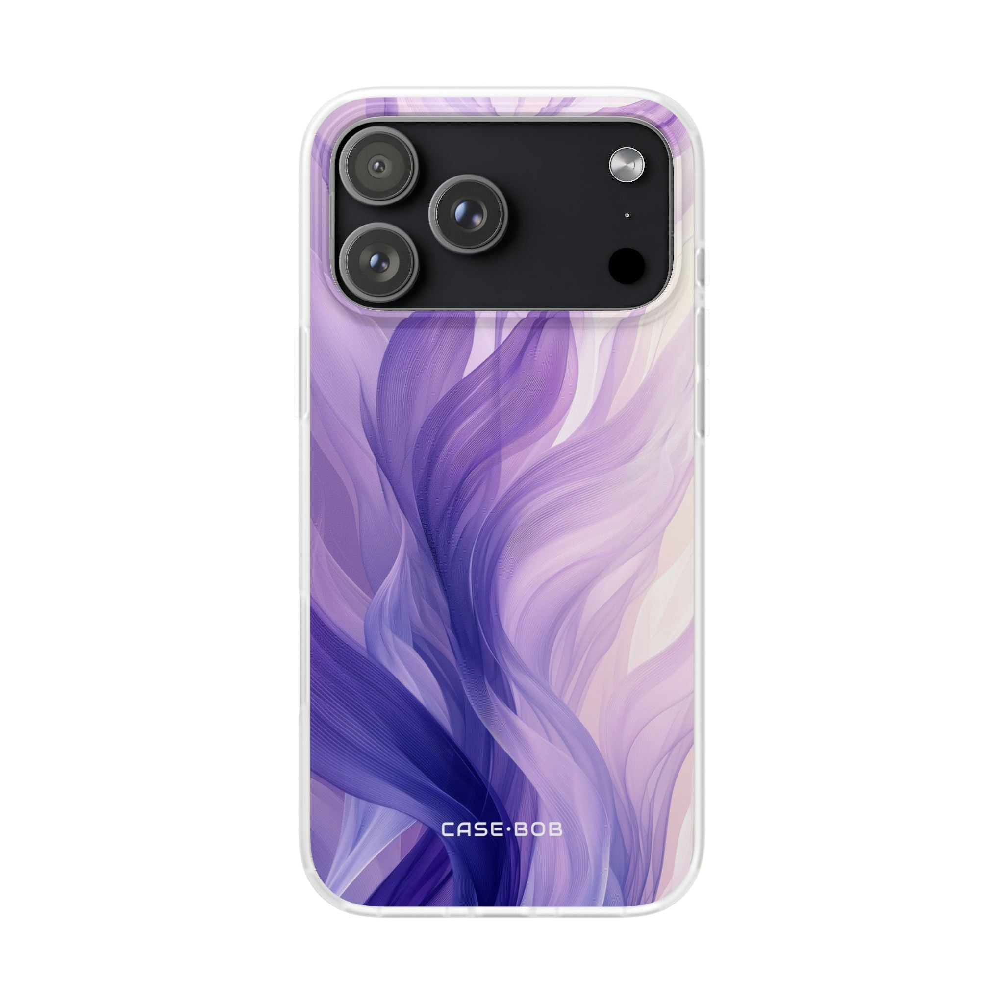 Purple Ribbon Waves iPhone 17 Pro MaxCase - Soft - CASE•BOB