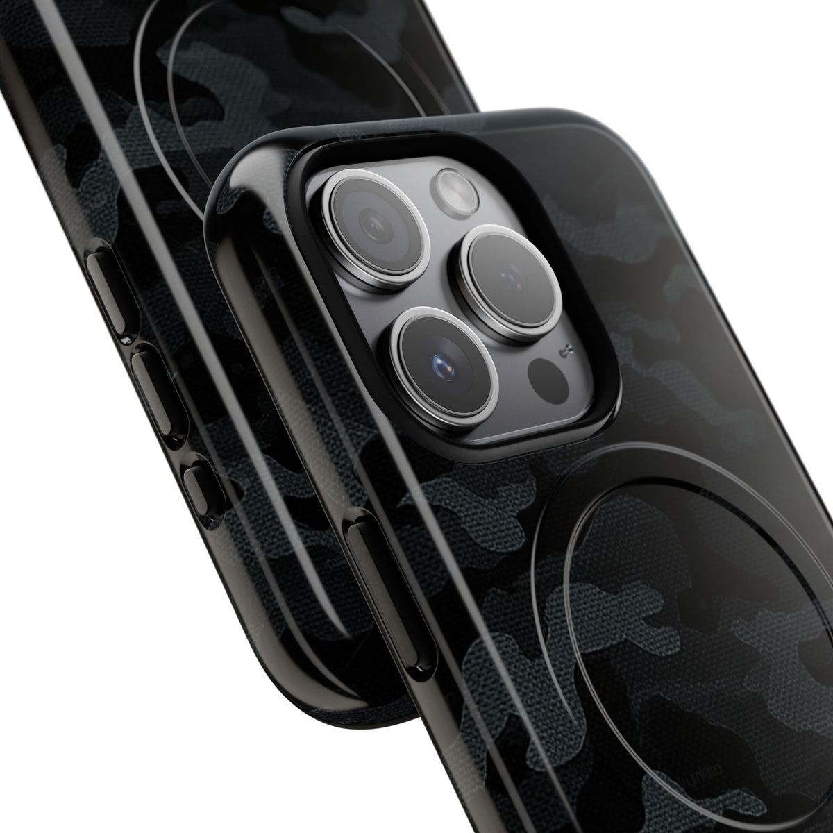 Blackout Urban Camo · Tough 2.0 Magnetic Phone Case for iPhone · Black
