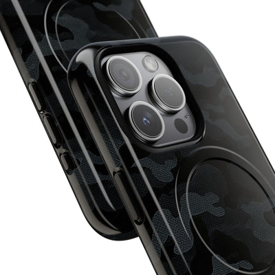 Blackout Urban Camo · Tough 2.0 Magnetic Phone Case for iPhone · Black