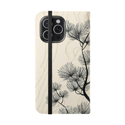 Spiky Tree Sunset - iPhone 15 Pro Max Case - Wallet