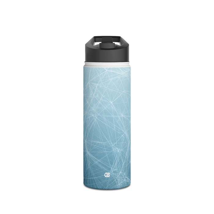 Linear Lattice · Insulated Water Bottle · Blue