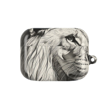 Lion Whisper Gray - AirPods Case
