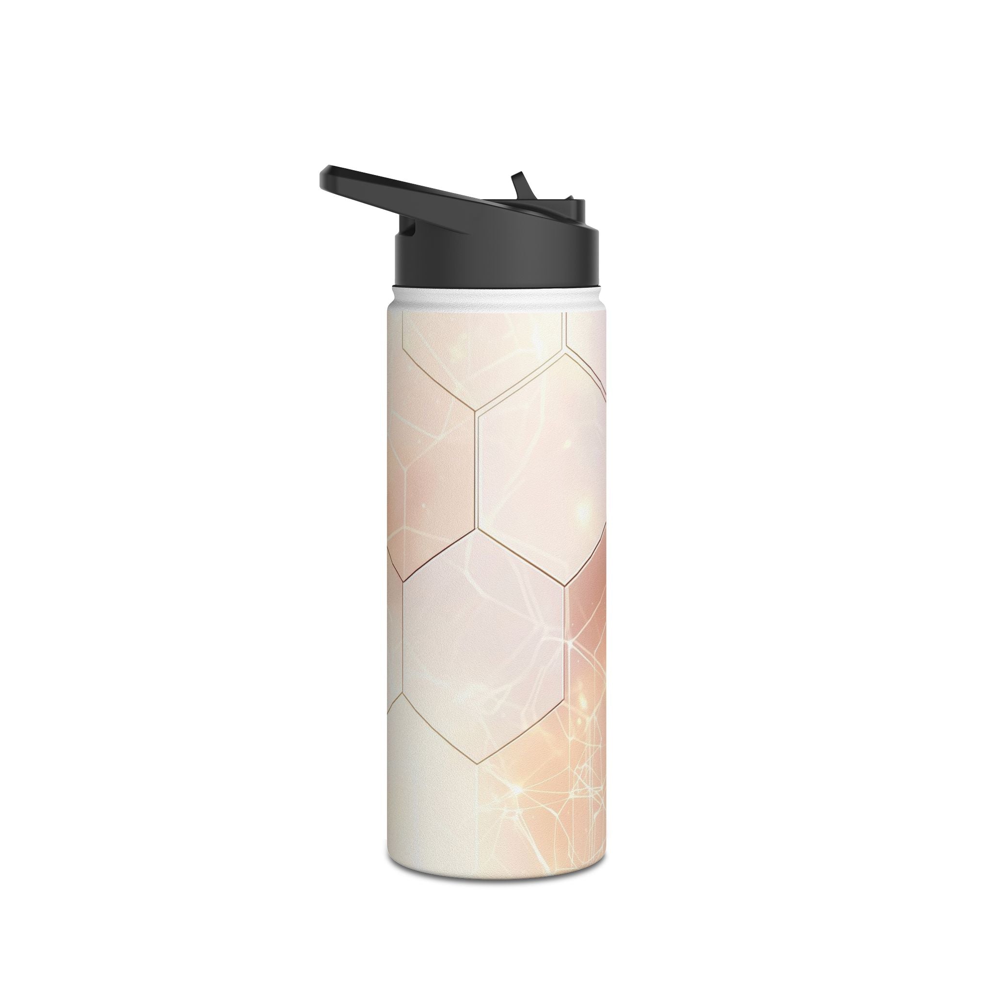 Hexagon Glow - Stainless Steel Water Bottle