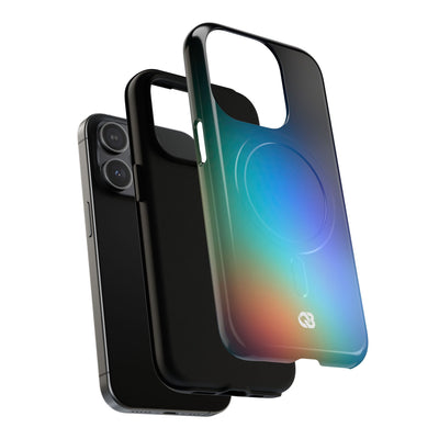 Black Tough 2.0 Magsafe Phone Case for iPhone - Electric Prism Grain