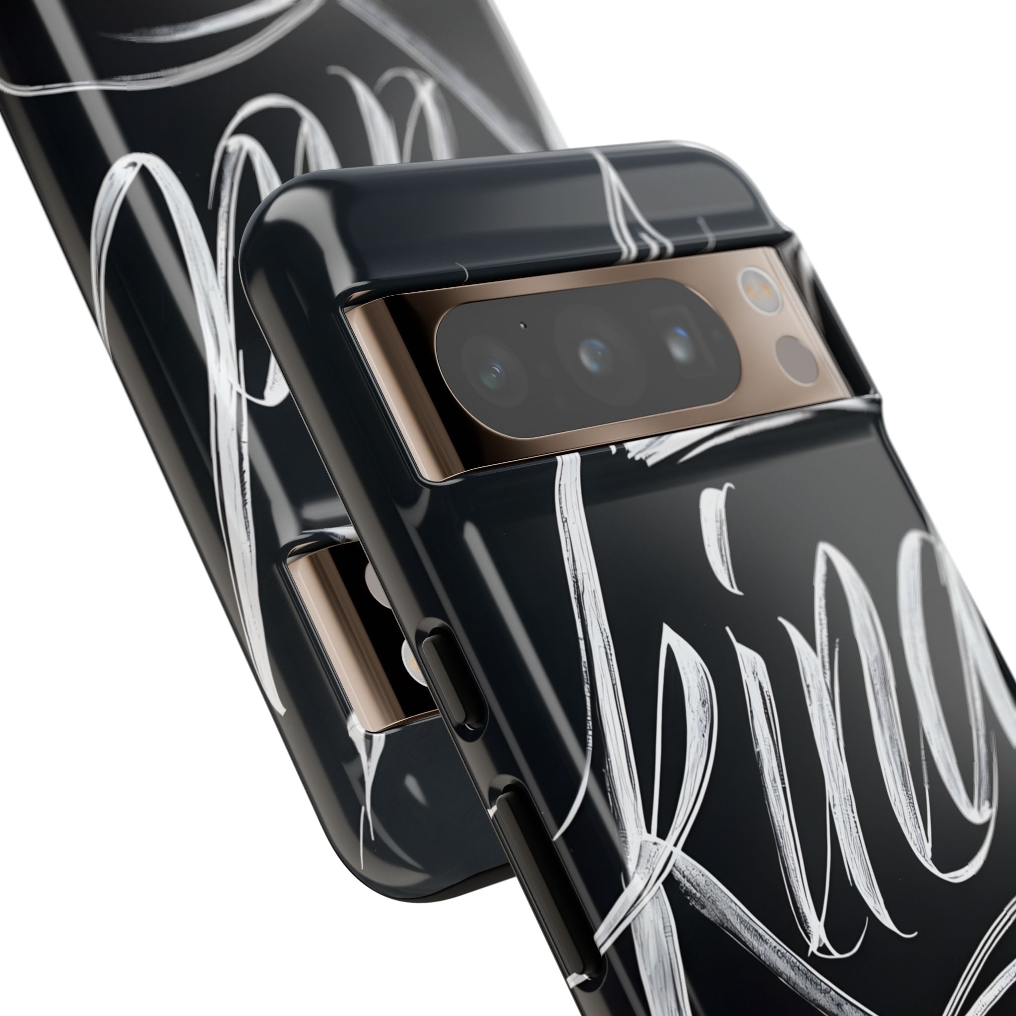 Noir Crown Script · Tough Custodia per Google Pixel