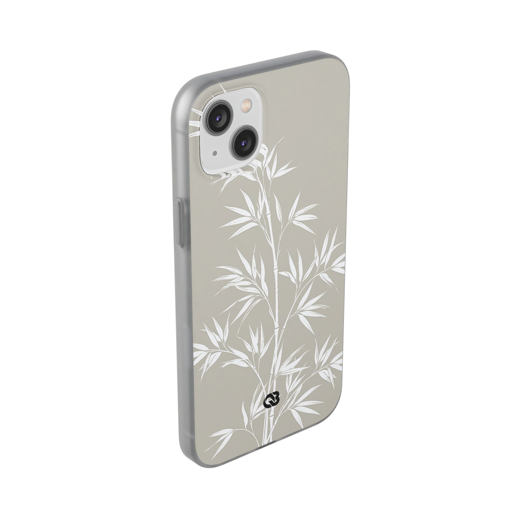 Beige Lite Phone Case for iPhone - Sandstone Bamboo Stalks