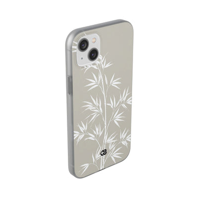 Beige Lite Phone Case for iPhone - Sandstone Bamboo Stalks