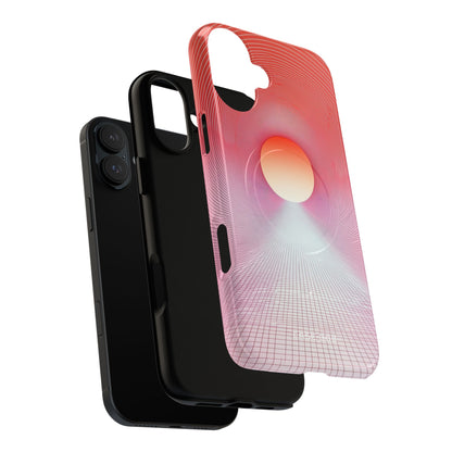 Orange Portal iPhone 16 Plus Skal - Tough+