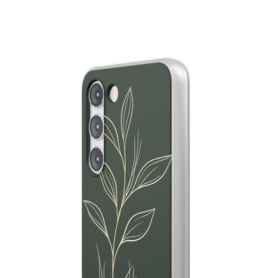 Green Lite Phone Case for Samsung - Deep Moss Willow