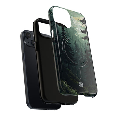 Misty Pine Shadow · Tough+ Phone Case for iPhone · Magsafe