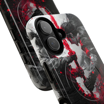 Shattered Crimson Duel · Tough+ Phone Case for iPhone · Magsafe