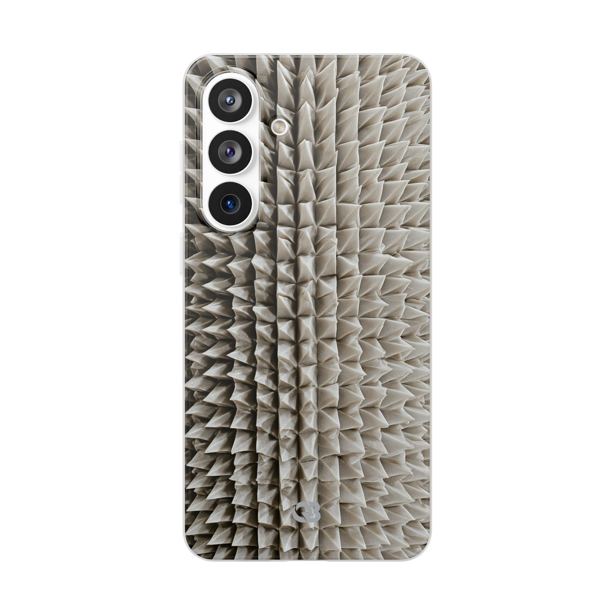 Beige Lite Phone Case for Samsung - Bone Spiked Grid