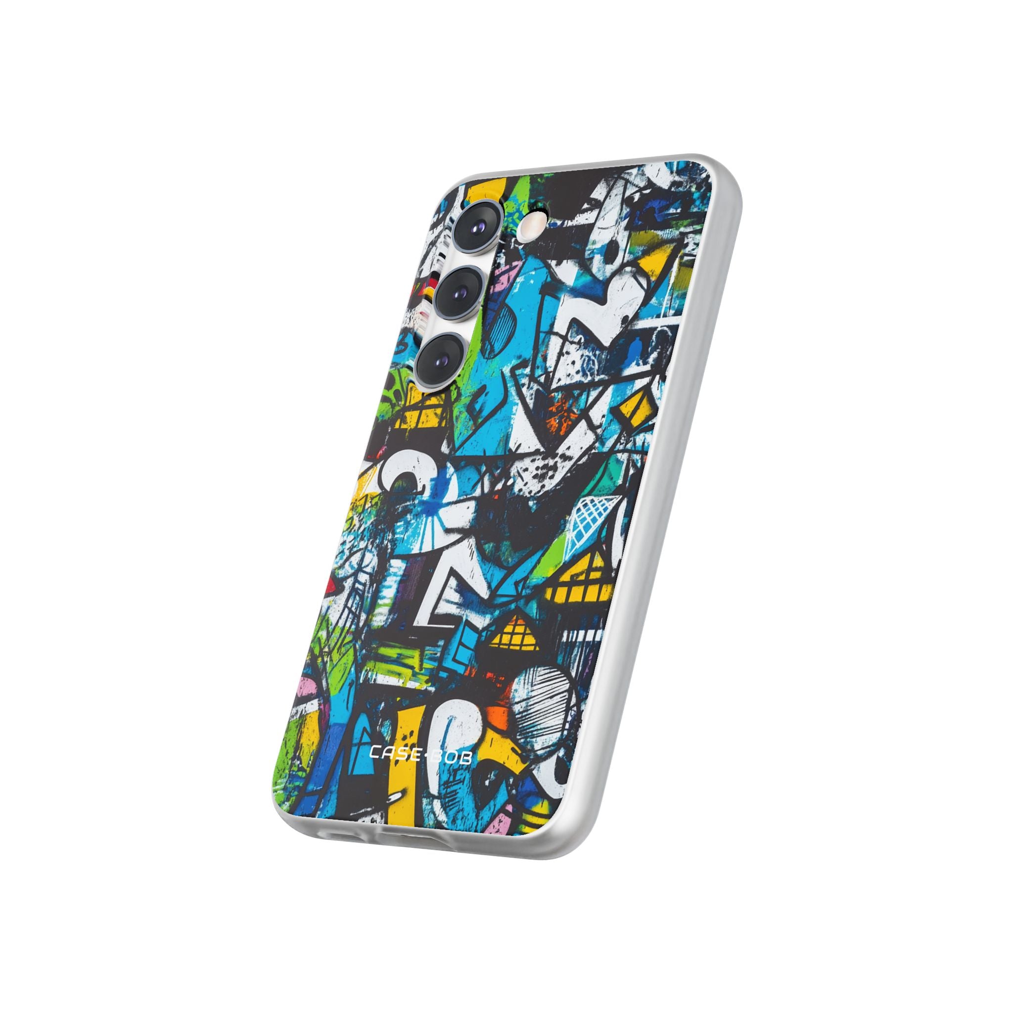 White Ripple Drift Samsung S23 Case - Soft