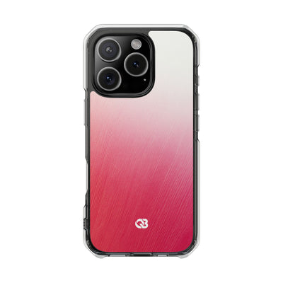 Rose Haze · Clear Impact Magnetic Phone Case for iPhone · Pink