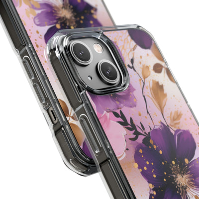 Gilded Violet Bloom · Impact Custodia per iPhone · Magsafe
