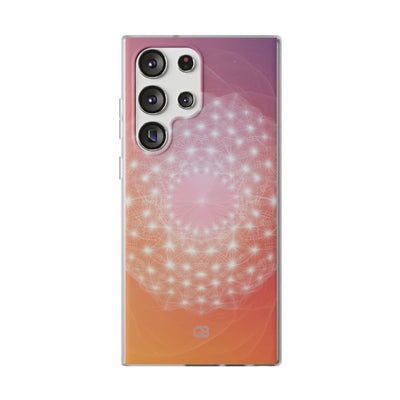 Radiant Stardust Mandala · Soft Mobilskal för Samsung