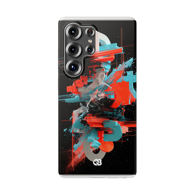 Fragmented Cyber Core · Lite Phone Case for Samsung · Black