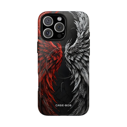 Crimson White Wings iPhone 16 Pro Max Case - Tough+